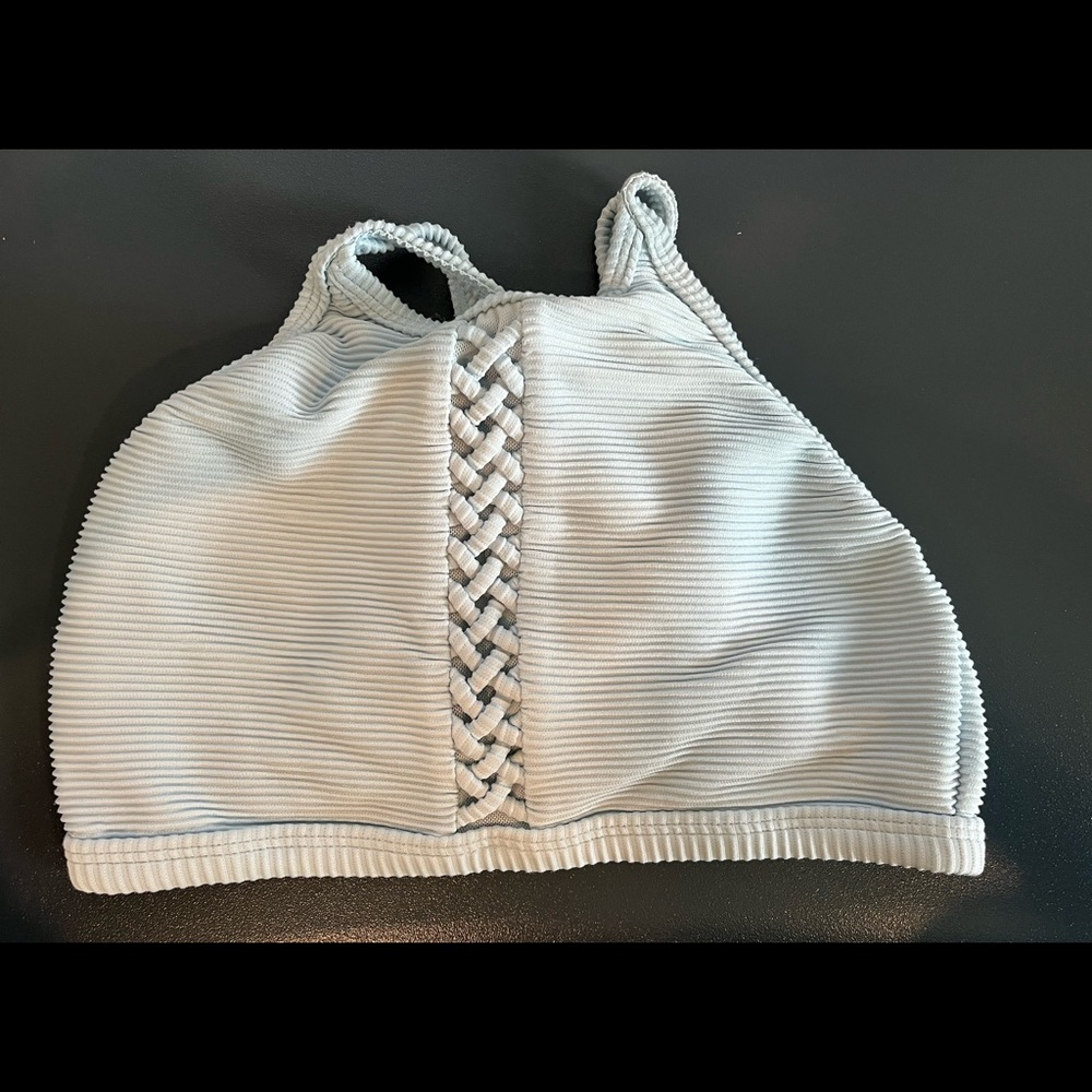 Cosi G light blue dance crop top